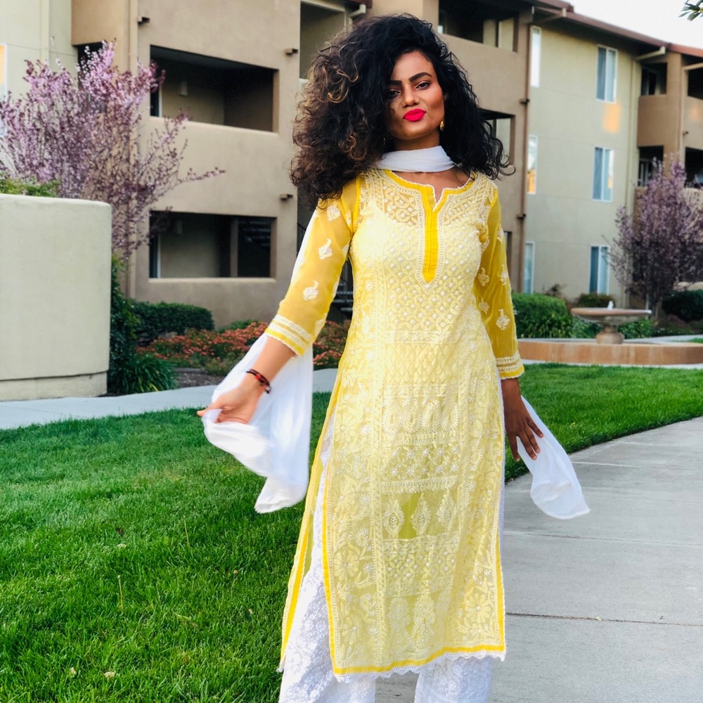 Indian Lucknowi Kurta